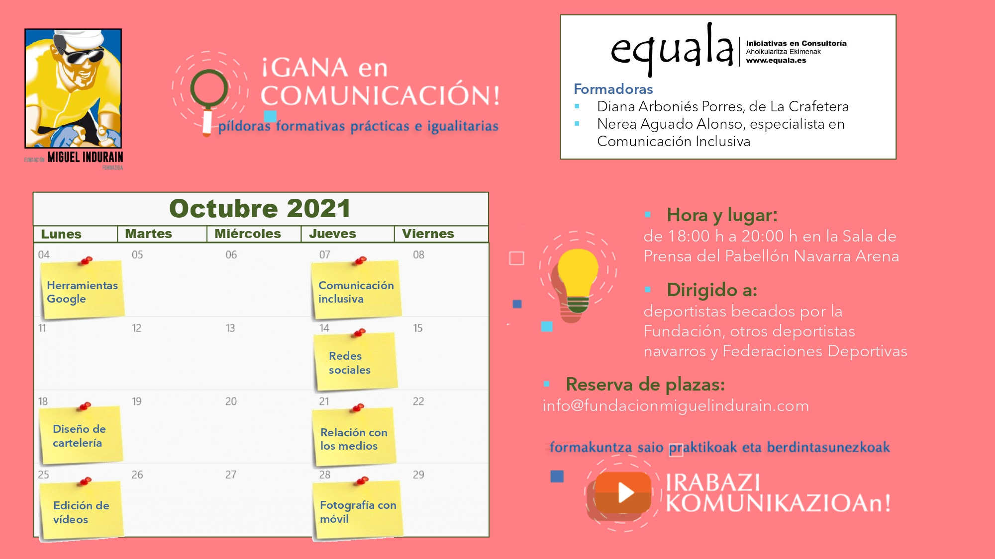 Formaci&oacute;n en comunicaci&oacute;n igualitaria